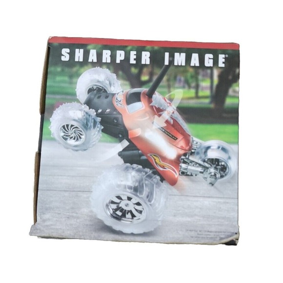 Sharper Image Thunder Tumbler Remote Control 360 Degree Spinning Car Black NEW - Picture 5 of 6